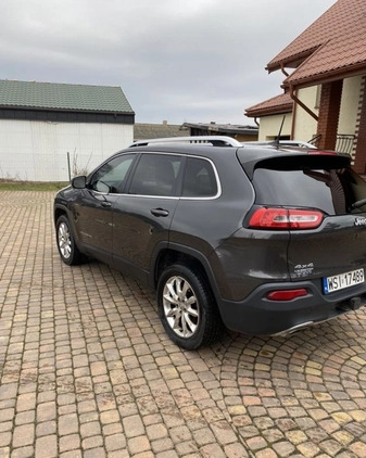 Jeep Cherokee cena 59000 przebieg: 161000, rok produkcji 2015 z Siedlce małe 92